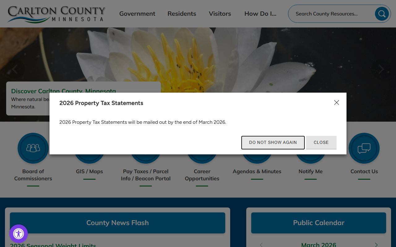 carlton county unclaimed money official county website