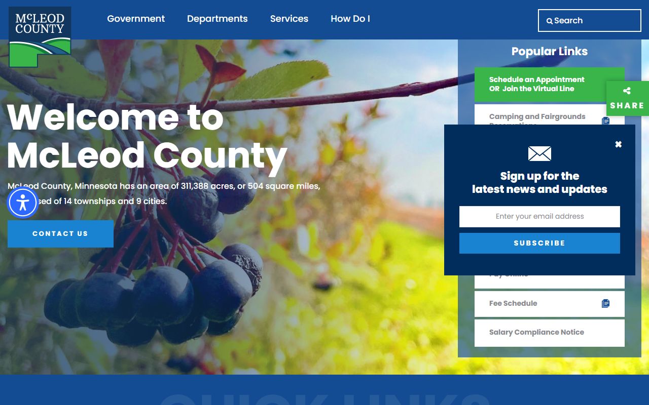 McLeod County official website unclaimed money