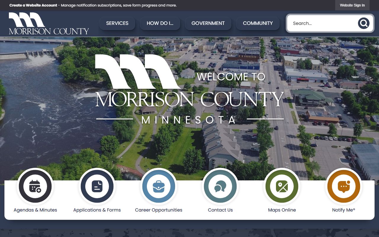 Morrison County official website unclaimed money