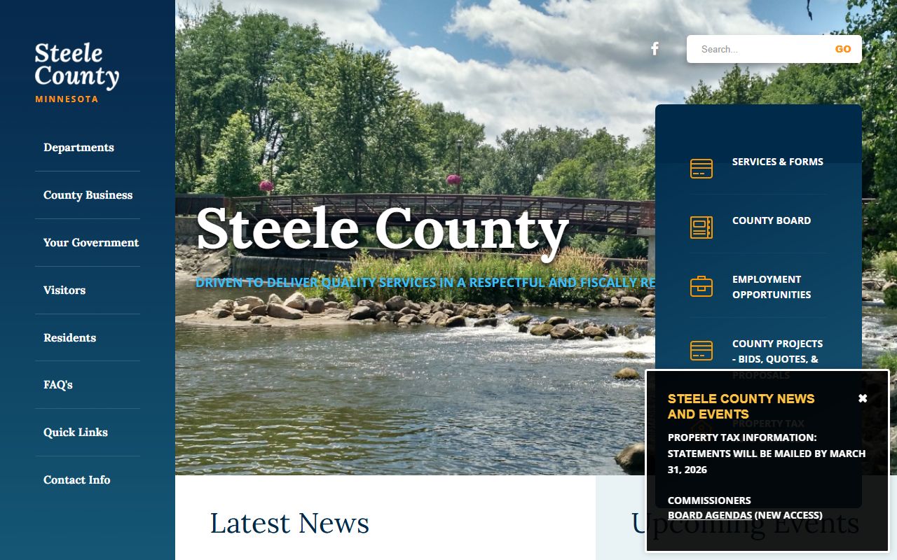 Steele County unclaimed money official website